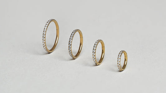 GUIDE DES TAILLES DE PIERCINGS